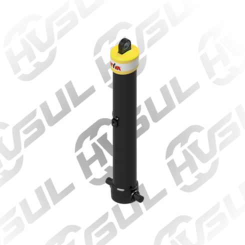 FE - Cilindro frontal com munho inferior e rtulo superior