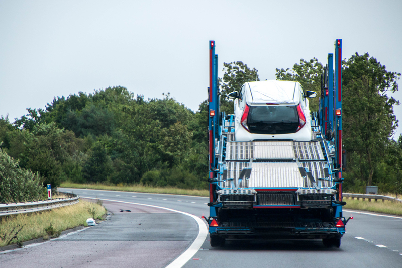 Plataforma de Autossocorro em uma rodovia.